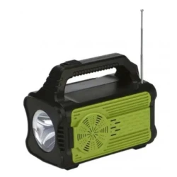 Kit solar GD-8075 cu lampa multifunctionala panou solar si 4 Becuri 
