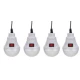 Kit solar GD-8075 cu lampa multifunctionala panou solar si 4 Becuri