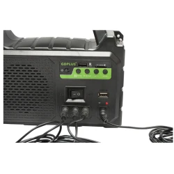 Kit solar GD-P30FM Radio cu lampa multifunctionala panou solar si 3 Becuri 