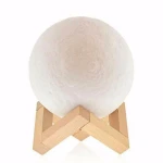 Lampa Luna 3D cu Suport din Metal 8 cm