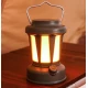 Lampa Solara Retro Camping LY18 Verde cu Maner Reincarcabila
