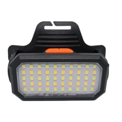 Lanterna de Cap 6 Moduri reincarcabila prin USB 50 LED Rectangulara