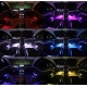 Lumina ambientala LED RGB fibra, Suport pentru aplicatii, 4 in 1, 6 metri