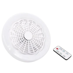 UB Lustra ventilator pentru tavan 2 in 1 cu Led Alb
