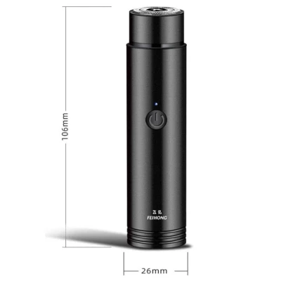 Mini Aparat de Ras Electric Portabil Rotund