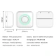 Mini imprimanta de buzunar cu Bluetooth fara Cerneala Roz + 1 Sul Hartie