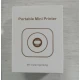 Mini imprimanta de buzunar cu Bluetooth fara Cerneala Roz + 1 Sul Hartie