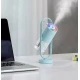 Mini umidificator 200 ml creativ cu LED si proiectie rotativa 360