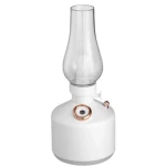 Mini umidificator ALB cu lampa fara capac si schimbare de culoare 
