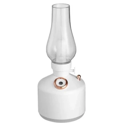 Mini umidificator ALB cu lampa fara capac si schimbare de culoare