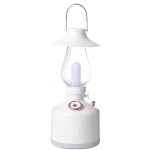 Mini umidificator ALB cu lampa vintage si schimbare de culoare 