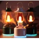 Mini umidificator ALB cu lampa vintage si schimbare de culoare