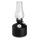 Mini umidificator NEGRU cu lampa fara capac si schimbare de culoare