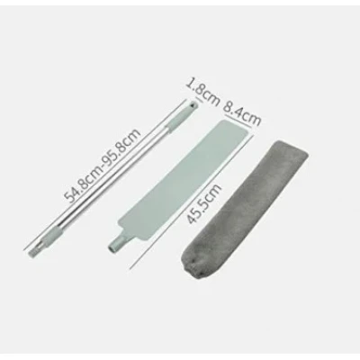 Mop plat retractabil pentru curatarea prafului in spatiile inguste