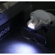 Ochelari cu 5 LUPE 2 LED 9892B2 Incarcare USB 1.5 - 3.5x