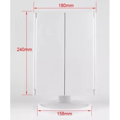 Oglinda AO 77901 reglabila cu LEDuri si Iluminare pentru Machiaj