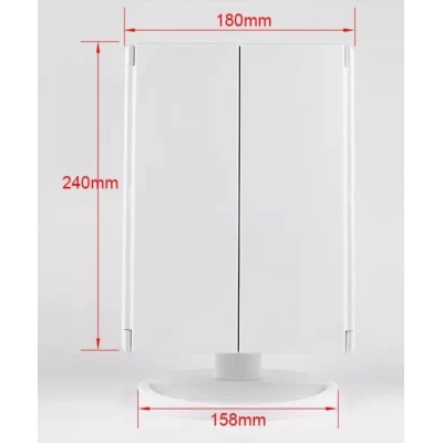 Oglinda AO 77901 reglabila cu LEDuri si Iluminare pentru Machiaj
