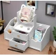 Organizator cosmetice cu Oglinda, 2 sertare, 4 compartimente, 40 x 20 x 33 cm