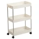 Organizator tip carucior multifuncional cu 3 rafturi Alb