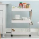 Organizator tip carucior multifuncional cu 3 rafturi Alb