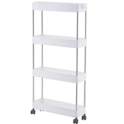 Organizator tip carucior multifuncional cu 4 rafturi Alb MD