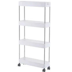 UB Organizator tip carucior multifuncional cu 4 rafturi Alb MD