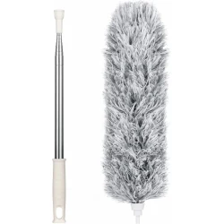 Pamatuf microfibra telescopic 2.5m. cu un capat pentru zone greu accesibile