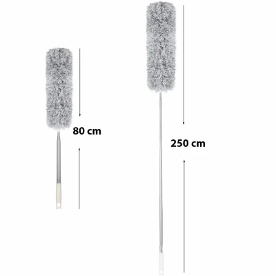 Pamatuf microfibra telescopic 2.5m. cu un capat pentru zone greu accesibile