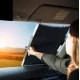 Parasolar auto retractabil impotriva razelor UV fixare prin ventuze 85 cm