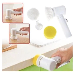 Perie electrica 5 in 1 pentru Curatenie Alba AM