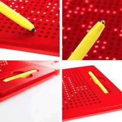 Plansa de desen pentru copii cu 360 bilute magnetice