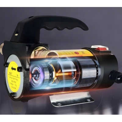 UB Pompa auto electrica pentru combustibil si ulei 12V de 40-45l/min