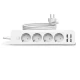 Prelungitor JORTAN OG2204 cu 4 prize 2 porturi USB si 2 Type C 2 metri
