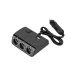 Priza auto cu 5 intrari NEON buton On/OFF 120W OLESON 1506