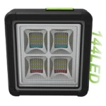 Proiector 144 LED Solar cu Baterie GD-2206A 4 Moduri de Iluminare 100W