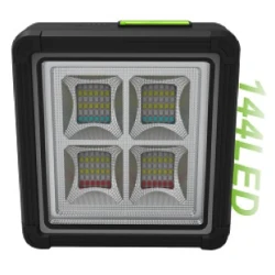 Proiector 144 LED Solar cu Baterie GD-2206A 4 Moduri de Iluminare 100W