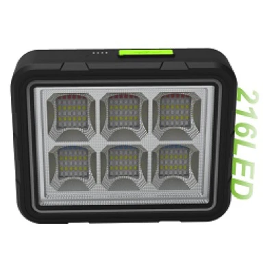 Proiector 216 LED Solar cu Baterie GD-2207A 4 Moduri de Iluminare 150W