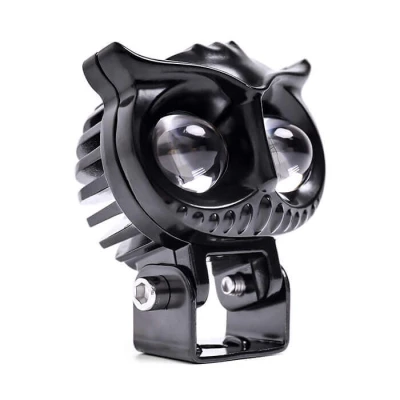 Proiector LED auto cu 2 FAZE putere 30W 6000K model bufnita
