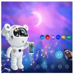 Proiector LED de Stele in forma de astronaut cu Stickere 