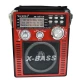 Radio XB-1051 BT X-Bass mp3 player cu suport card sd/usb