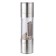 Rasnita 2 in 1 pentru piper si sare, Inox, Argintiu