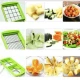 Razatoare multifunctionala cu 11 piese pentru fructe si legume