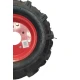 Roata MOTOCULTOR 400-8 flansa rosie MX283