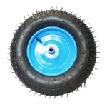 Roata roaba 400-8 pentru ax SUBTIRE 16'' Albastra MX274