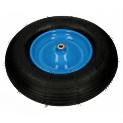 Roata roaba 400-8 pentru ax SUBTIRE 16'' Albastra MX274