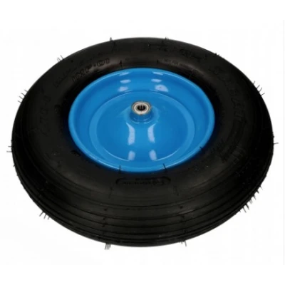 Roata roaba 400-8 pentru ax SUBTIRE 16'' Albastra MX274