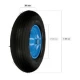 Roata roaba 400-8 pentru ax SUBTIRE 16'' Albastra MX274