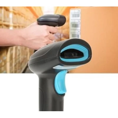 Scaner Coduri de Bare 1D 2D si QR Q-SM55B Negru-Albastru