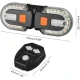 Semnalizare Bicicleta  FY-1825 Ovala  cu Telecomanda Wireless