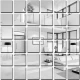 Set 10 Oglinzi Design Hexagon - Oglinzi Decorative Acrilice Cristal - Diamant - Fagure 10 bucati/set